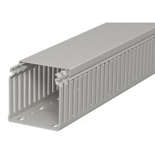 Распределительный кабельный канал LKV 75x75x2000 мм (ПВХ,серый) (LKV 75075)  6178326  OBO Bettermann