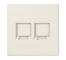 Плата (фиксация защёлкиванием) для двух модулей; термопласт; слоновая кость LS1969-2AT Jung