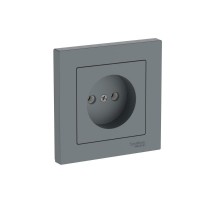 AtlasDesign Грифель Розетка без заземления, 16А, (в сборе с рамкой), быстрозажимные клеммы  ATN000740S  SE