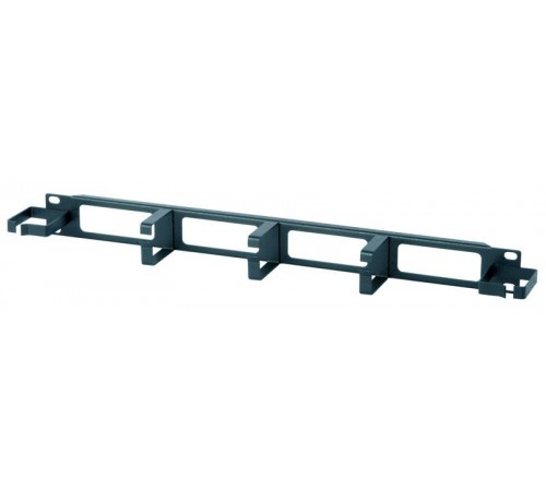 CM-1U-V6H2-PL Кабельный организатор с пластиковыми кольцами (6 вертикальных и 2 горизонтальных), 19", 1U  430224  Hyperline