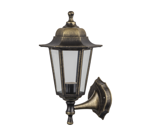 Светильник садово-парковый NOF-PG33-002-IP44-E27 (6 граней черный под бронзу)  80494   Navigator