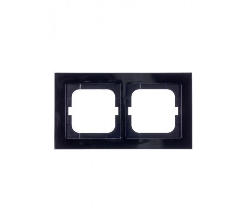 Рамка 2-постовая, серия axcent, цвет чёрный  1754-0-4410   2CKA001754A4410  ABB