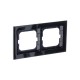 Рамка 2-постовая, серия axcent, цвет чёрный  1754-0-4410   2CKA001754A4410  ABB