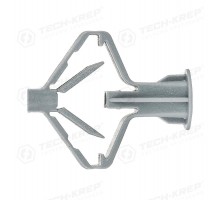 Дюбель (анкер) Бабочка полипропилен 10х50 (30 шт) - коробка ( 0,083 кг)  111491  Tech-KREP