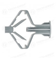 Дюбель (анкер) Бабочка полипропилен 10х50 (200шт) - коробка накл. ( 0,38 кг)  117982  Tech-KREP