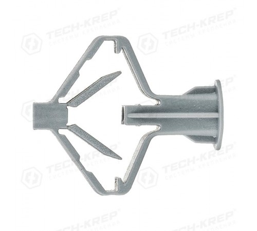 Дюбель (анкер) Бабочка полипропилен 10х50 (30 шт) - коробка ( 0,083 кг)  111491  Tech-KREP