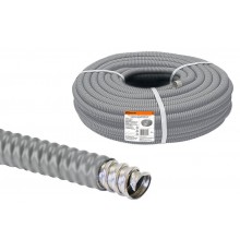 Металлорукав в ПВХ-изоляции Р3-Ц-П 12 серый без протяжки (50м)  SQ0407-0412  TDM