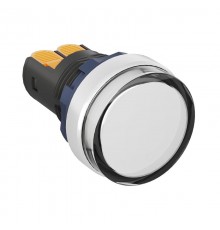 Сигнальный индикатор со встроенным диодом 220В, белый, алюминий, зажим Plug-In  M22L-F220WAP  DKC