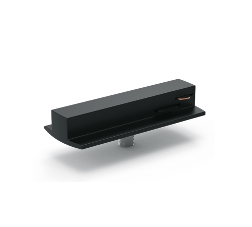 Адаптер питания для подключения светильника к трековой системе (с фиксирующей шайбой) цвет черный  TR126  Gauss