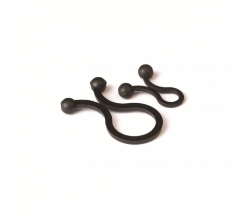 Замок, цвет - черный, д.7,6-10,2  21043109  DKC