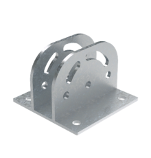 Крепление с площадкой шарнирное для профиля BPM-41, горячеоцинкованное  BSF4104HDZ  DKC