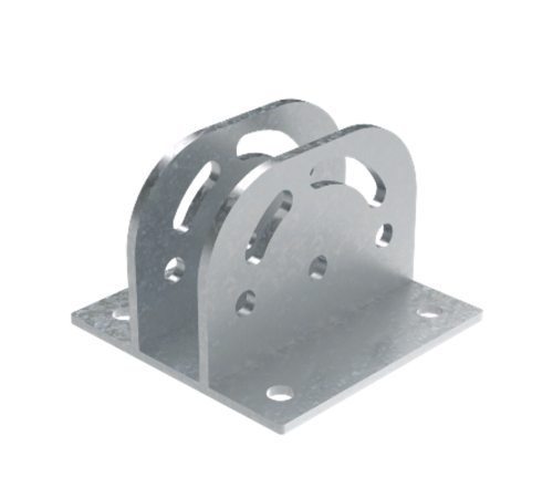 Крепление с площадкой шарнирное для профиля BPM-41, горячеоцинкованное  BSF4104HDZ  DKC