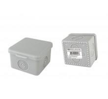 Коробка распределительная о/п 65х65х50мм, крышка, IP54, 4вх., без гермовводов, инд. штрихкод  SQ1401-0821  TDM