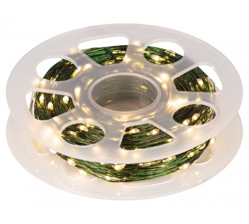 Гирлянда светодиодная   ENIN-500G Нить теплый свет 50 м 500 microLED IP44 220В  Б0060428  ЭРА