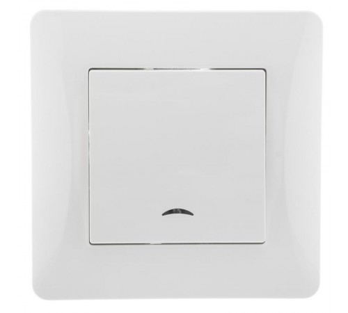 Ugra Выключатель 1кл. (инд), СУ,10А, 250В, белый  С11В18-001  GUSI Electric