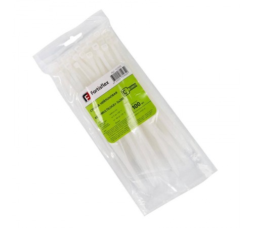 Стяжка нейлоновая КСС "MULTILOCK" 5х200 (бел) (100шт)  102305  Fortisflex