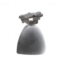 Держатель полоса/пруток для плоской кровли малый, оцинк. с бетоном   71955  Ezetek