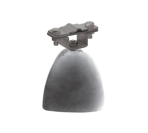 Держатель полоса/пруток для плоской кровли малый, оцинк. с бетоном   71955  Ezetek