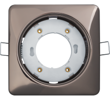 Светильник встраиваемый под лампу GX53 NGX 93 023 NGX-S2-005-GX53 (Квадрат черный хром)  93023  Navigator