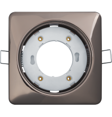 Светильник встраиваемый под лампу GX53 NGX 93 023 NGX-S2-005-GX53 (Квадрат черный хром)  93023  Navigator