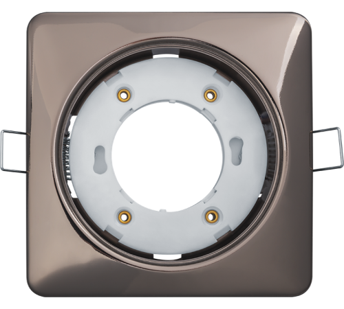 Светильник встраиваемый под лампу GX53 NGX 93 023 NGX-S2-005-GX53 (Квадрат черный хром)  93023  Navigator