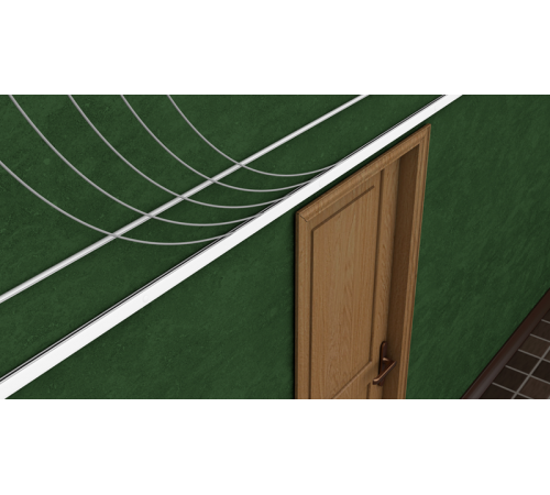 KK-W-54-34-UniProf  Кабель-канал UniProf ЭРА KK-W-54-34-UniProf белый 54x34мм 20 м  Б0054626  ЭРА