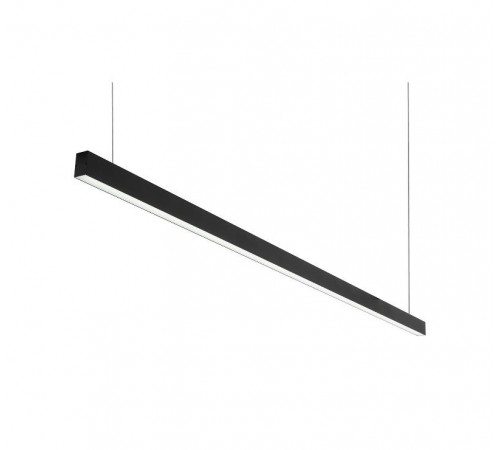 Светильник линейный подвесной DK9304-BK 72W 3000mm 4000K, черный  DK9304-BK  DENKIRS