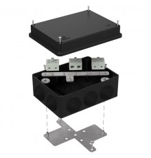 Коробка огнестойкая для о/п 40-0310-FR10.0-6 Е15-Е120 RAL9005 150х110х70 (6 шт/кор) черная  40-0310-9005-FR10.0-6  Промрукав