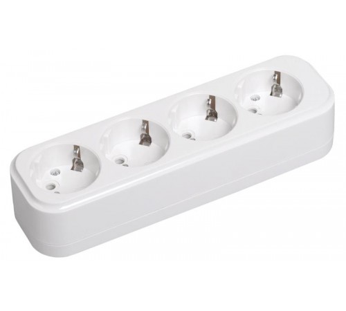Розетка переносная разб. К04 4 места CLASSIC  KYP11-16-04-00-Z  IEK
