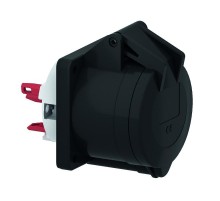 Розетка панельная 5р(3p + N + PE) 32А 230-380 QC черная IP44 I 130274-Bals I Bals
