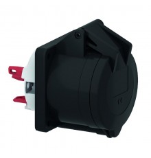 Розетка панельная 5р(3p + N + PE) 32А 230-380 QC черная IP44 I 130274-Bals I Bals