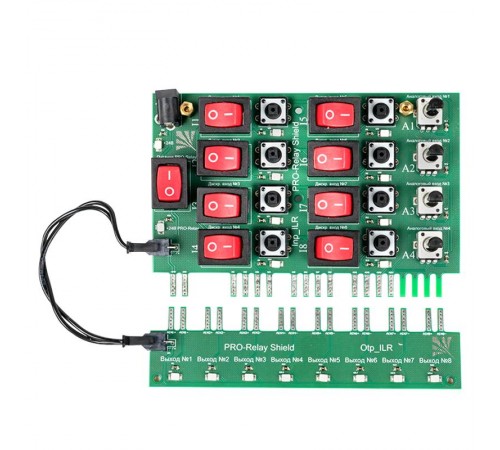 Плата отладочная для реле 24В 20 20 в/в с блоком питания PROxima  ILR-20-24D-test  EKF