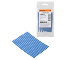 Набор трубок термоусаживаемых, клеевых "Моноцвет, синий 2,4/0,8 " SQ0548-2702  TDM