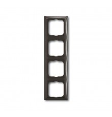 ABB Basic 55 Шато (чёрный) Рамка 4-ая  1725-0-1509   2CKA001725A1509  ABB