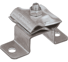 Держатель-зажим соединительный круглого проводника 8-10 мм, оцинк.  91074  Ezetek