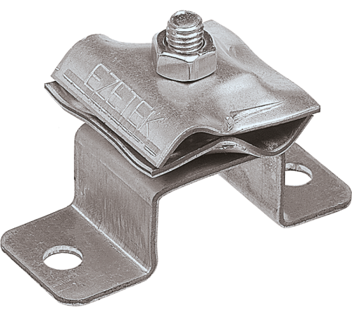 Держатель-зажим соединительный круглого проводника 8-10 мм, оцинк.  91074  Ezetek