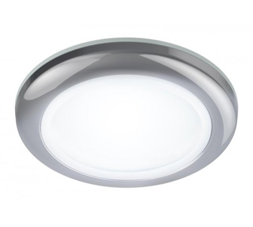 Светильник точечный встраиваемый под лампу WR1 50Вт MR16 хром влагозащищенный  C0043845  ЭРА