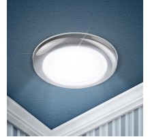 Светильник точечный встраиваемый под лампу WR1 50Вт MR16 хром влагозащищенный  C0043845  ЭРА