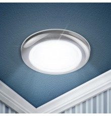 Светильник точечный встраиваемый под лампу WR1 50Вт MR16 хром влагозащищенный  C0043845  ЭРА