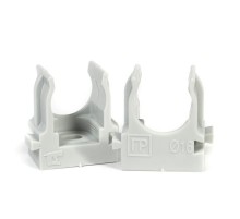 Крепеж-клипса для труб для монтажного пистолета серая в гофроящике d16 мм (1400шт/кор)  PR13.0452  Промрукав