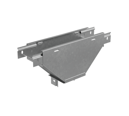 T-отвод вертикальный 50х400 мм вниз c разворотом трассы на 90 град "ПЛЮС"  TDVplus90-50-400  КМ-профиль