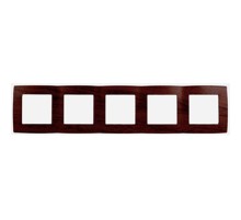 Рамка на 5 постов 12-5005-10  ,  венге  Б0014790  ЭРА