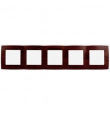 Рамка на 5 постов 12-5005-10  ,  венге  Б0014790  ЭРА
