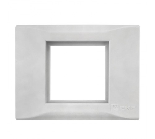 Рамка+суппорт на 2 модуля (1 пост) для парапетного кабельного канала C-Line  sup-2-105-50  EKF