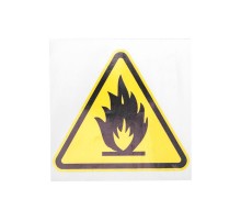 Наклейка знак пожарной безопасности "Пожароопасно" 150х150х150 мм  55-0020  REXANT