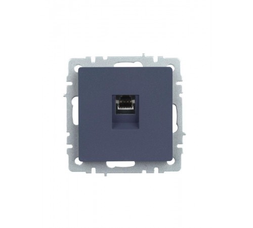 BRITE Розетка компьютерная RJ45 кат.5E РК10-БрМ маренго   BR-K10-1-K35  IEK