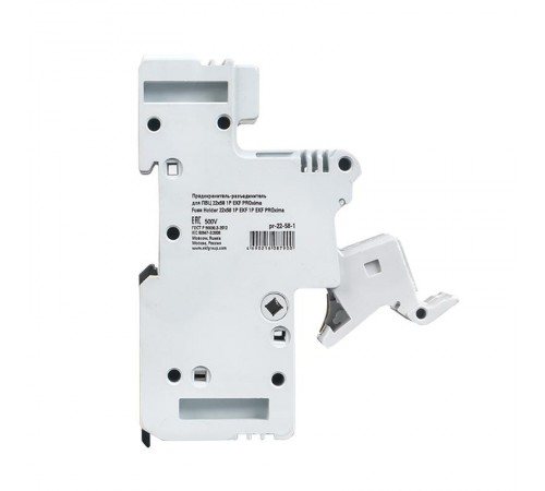 Предохранитель-разъединитель для ПВЦ 22x58 1P (с индикацией)  pr-22-58-1  EKF