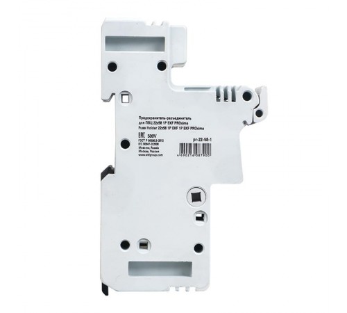 Предохранитель-разъединитель для ПВЦ 22x58 1P (с индикацией)  pr-22-58-1  EKF