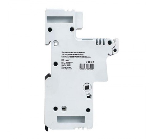Предохранитель-разъединитель для ПВЦ 22x58 1P (с индикацией)  pr-22-58-1  EKF
