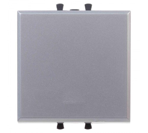 Кнопка одноклавишная модульная, "Avanti", "Закаленная сталь", 2 модуля  4404152  DKC